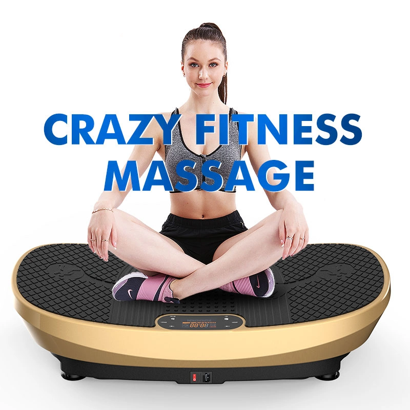 Body Shaper Platform and Body Shaping Stepper Full Body Vibration Plate Gym Equipment Crazy Fit Massager Power Max 3D Vibration Plate Fitness Machine